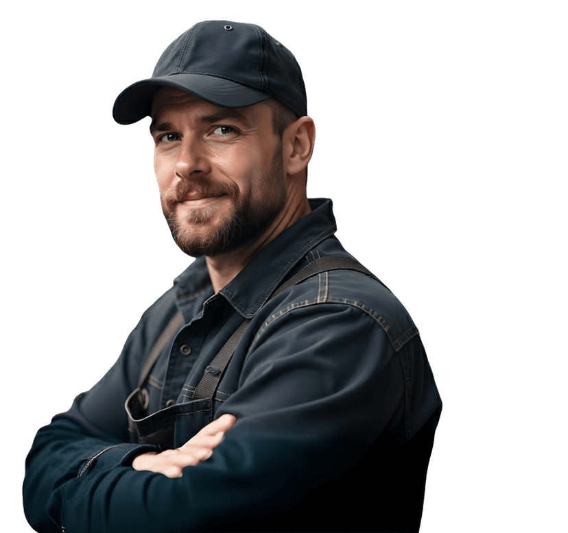 Professional gas service technician
